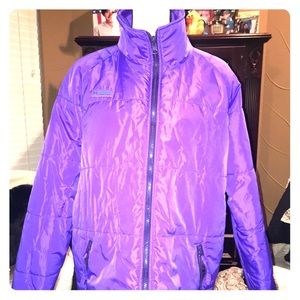 Purple Columbia women’s reversible ski jacket!